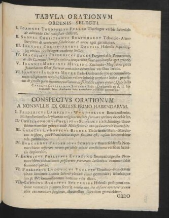 Tabula Orationum