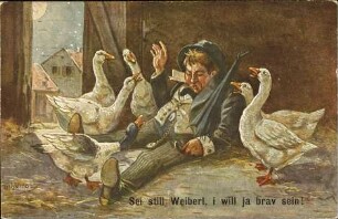 Sei still Weiberl, i will ja brav sein!