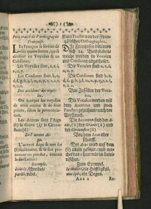 Petit traité de l'orthographe Francoise. Klein Tractat ...