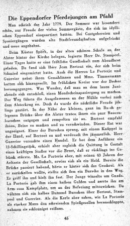 Die Eppendorfer Pferdejungen am Pfahl