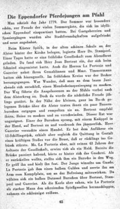 Die Eppendorfer Pferdejungen am Pfahl