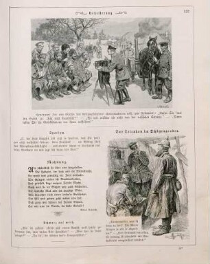 "Erheiterung" "Das Telephon im Schützengraben"