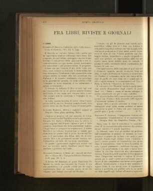 Fra Libri, Riviste E Giornali.