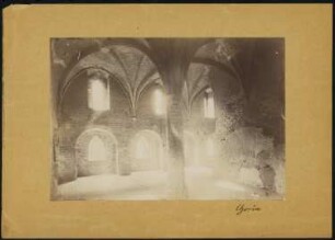 Kloster Chorin: Innenansicht (aus: Skizzen- und Fotoalbum 7)