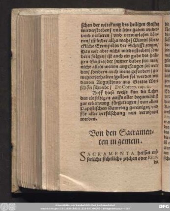 Von den Sacramenten in gemein.
