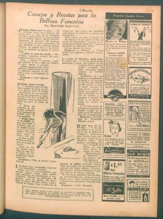 Consejos y recetas para la belleza femenina