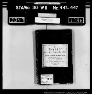 Zivilstandsregister Kreiensen (Kanton Gandersheim)