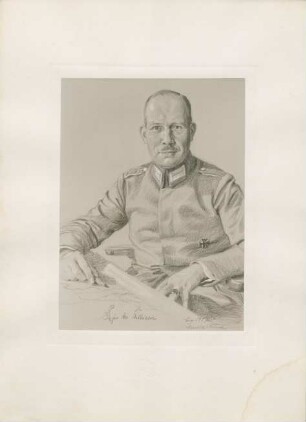 [Bildnis] Freiherr [Ferdinand] von Willisen