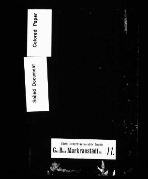 Gerichtshandelsbuch von Albersdorf, Lausen und Göhrenz, Bd. 11