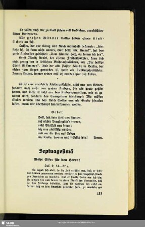 Septuagesimä