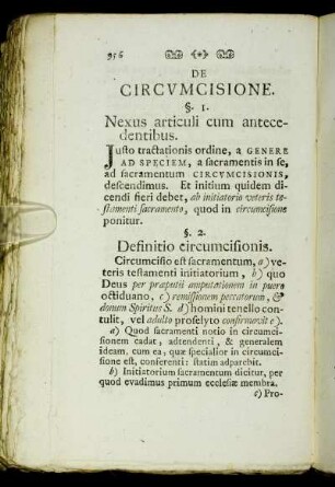 De Circumcisione.