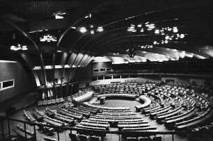 Straßburg (Frankreich): Plenarsaal des Europarats
