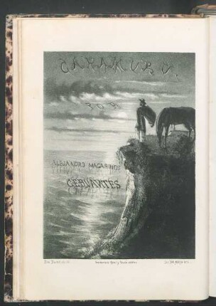 [Portada de Caramurú por Alejandro Magariños Cervantes]