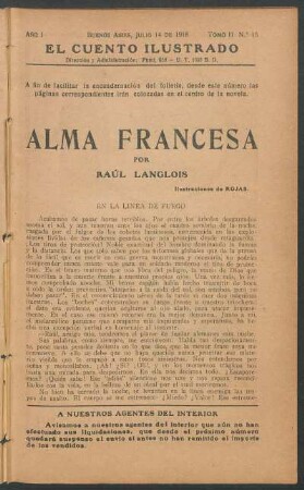 Alma francesca : Ilustraciónes de Rojas.
