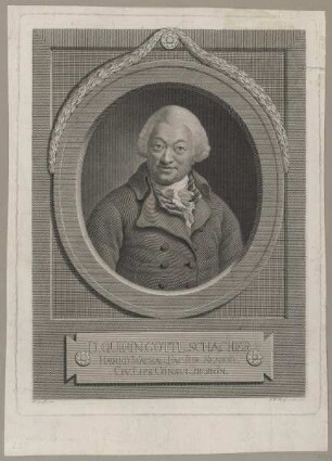 Bildnis des Quirin Gottl. Schacher