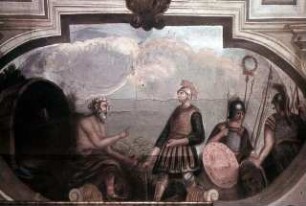 Diogenes und Alexander der Große