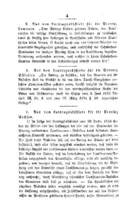 Aus dem Landtagsabschiede für die Provinz Sachsen