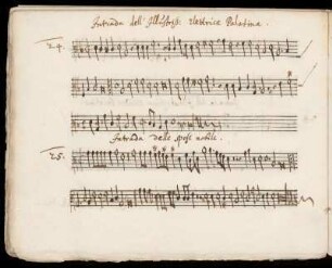 Intrada della Illustrissima Elettrice Palatina