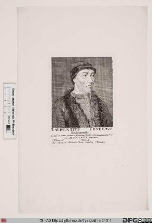 Bildnis Laurens Jansz. Coster