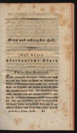 Neun und achtzigster Heft.