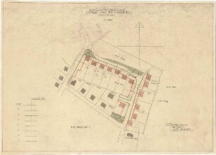 Gsaenger, Gustav; Moosburg - Unteres Gereuth (Bayern); Siedlung Fa. Steinbock - Lageplan