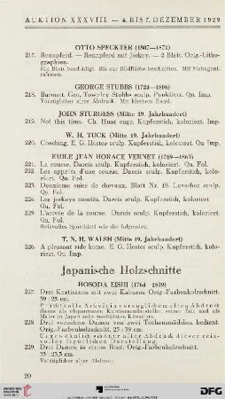 Japanische Holzschnitte (Nr. 227-267)