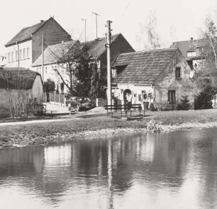 Ortsteilansicht mit Gehöft, Teichgasse 21