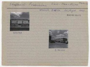 Bauabschnitt C-Nord. Berlin, Friedrichshain, Karl-Marx-Allee (vor 1961 Stalinallee)