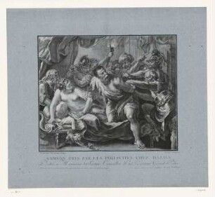 Samson pris par les Philistins, chez Dalia