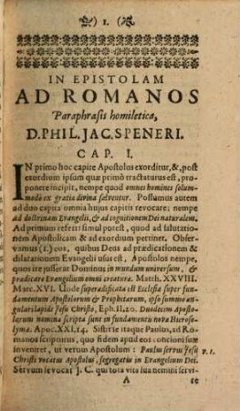 Divi Pauli Apostoli epistolae ad Romanos et Corinthios homiletica paraphrasi illustratae