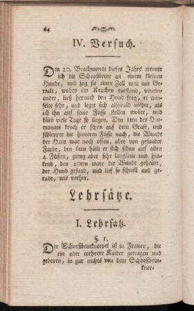 I. Lehrsatz. - X. Lehrsatz.