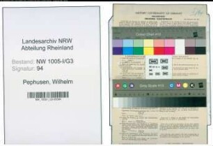 Entnazifizierung Wilhelm Pephusen , geb. 10.05.1892 (Bankangestellter)