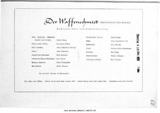 Der Waffenschmied (Der Schmied von Worms)