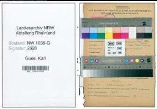 Entnazifizierung Karl Guse , geb. 03.08.1899 (Angestellter)