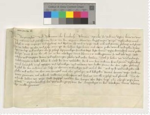 Bürgermeister und Ratsmannen verkaufen dem Bürger Johann van Dassell für 500 Mark eine ablösliche Rente von 25 Mark.