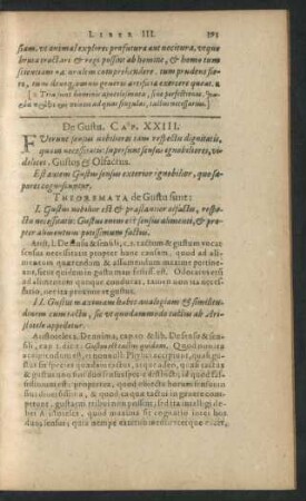 De Gustu, Cap. XXIII.