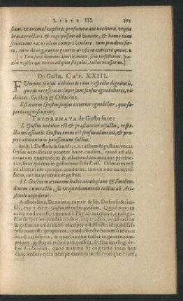 De Gustu, Cap. XXIII.