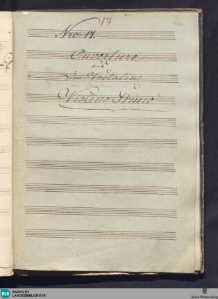 La Vestale. Excerpts - Don Mus.Ms.S.B.3 Nr.17 : orch