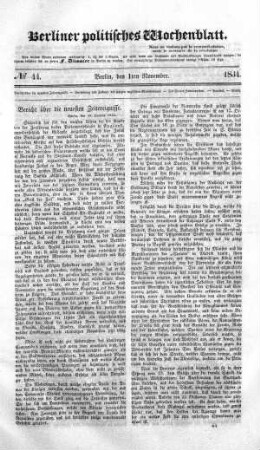 No 44, 1. November 1834
