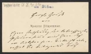Brief an Friedrich Wilhelm Jähns : o.D.