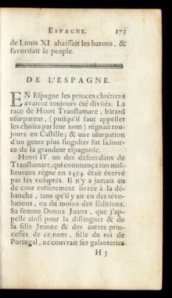 De L'Espagne.