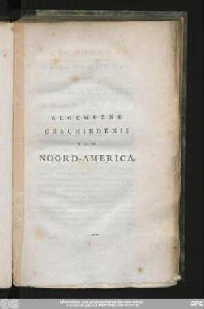 Algemeene Geschiedenis Van Noord-America.
