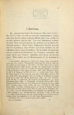 Livius' Geschichtswerk : seine Komposition und seine Quellen ; ein Hilfsbuch für Geschichtsforscher und Liviusleser