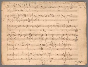"La Fille du régiment - Excerpts; Arr; pf 4hands". - BSB Mus.Schott.Ha 7417-2