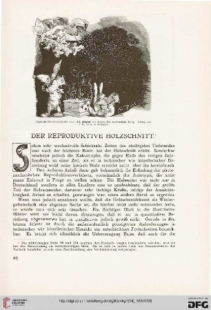 Der reproduktive Holzschnitt