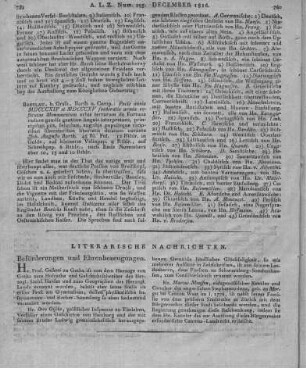 Barth, J. A.: Pacis annis 1814 et 1815 foederatis armis restitutae monumentum ... . Breslau: Grass & Barth [1816]