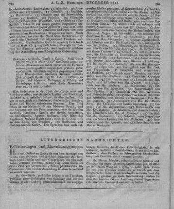 Barth, J. A.: Pacis annis 1814 et 1815 foederatis armis restitutae monumentum ... . Breslau: Grass & Barth [1816]