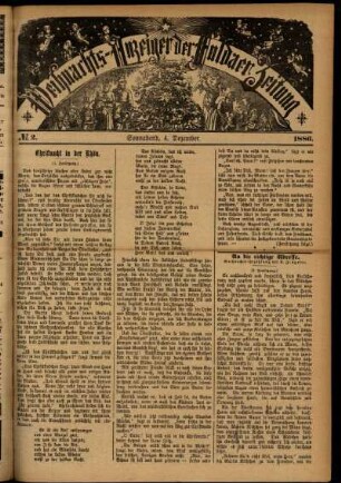 Ausgabe vom Samstag, den 04. Dezember 1886.