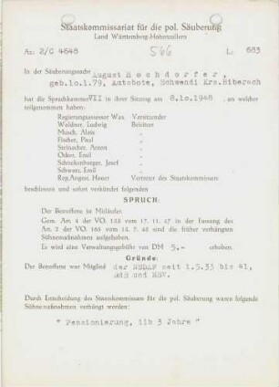 Hochdorfer, August