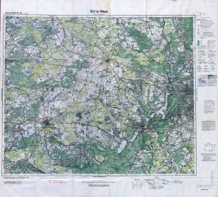Reichskarte: Einheitsblatt 64 Berlin - West